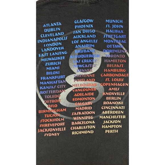 Vintage Garth Brooks 1996 Fresh Horses Tour T-Shirt Black Double Side Men Medium - Picture 9 of 10